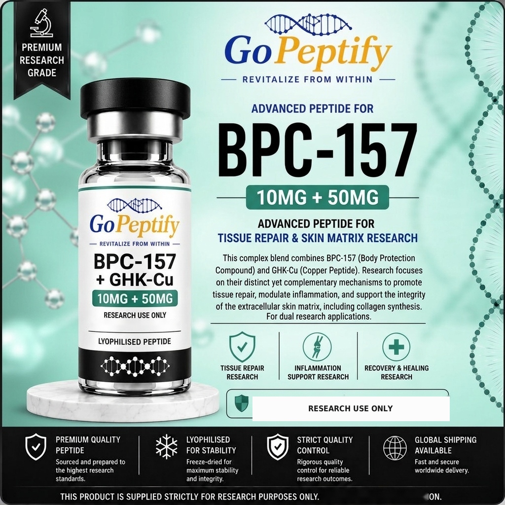 BPC-157 + GHK-Cu research vial