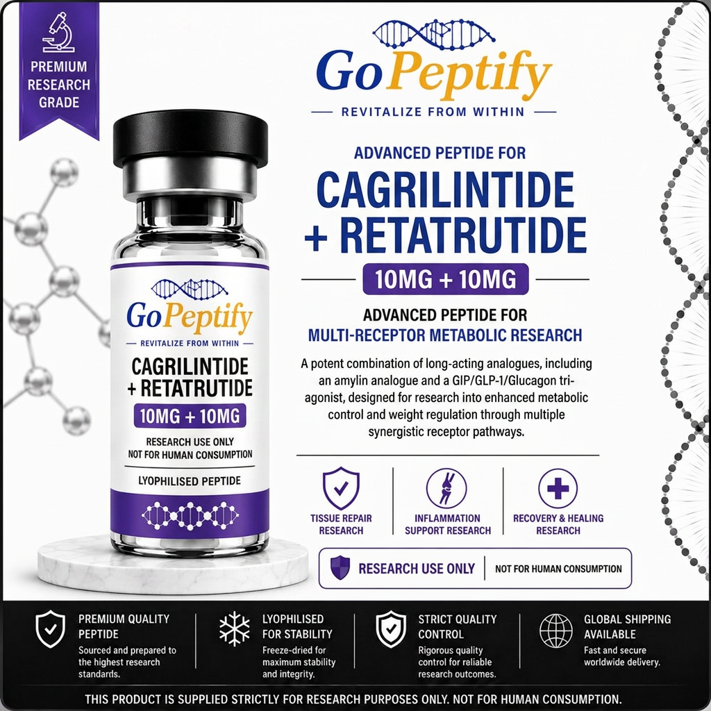 Cagrilintide + Retatrutide research vial