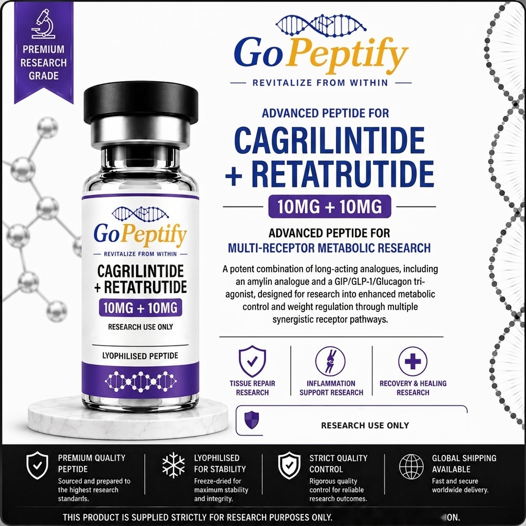 Cagrilintide + Retatrutide research vial