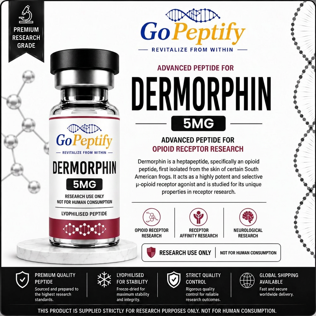 Dermorphin research vial