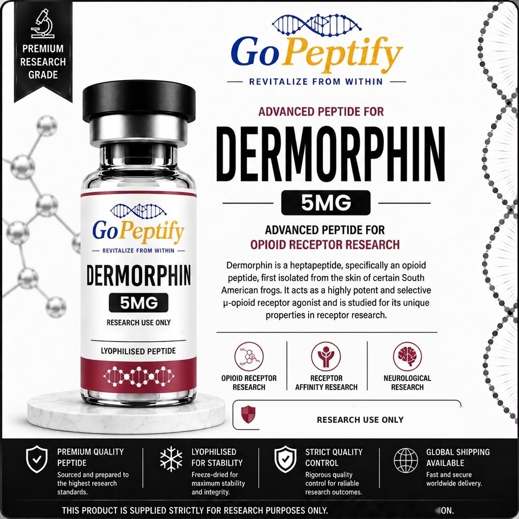 Dermorphin research vial