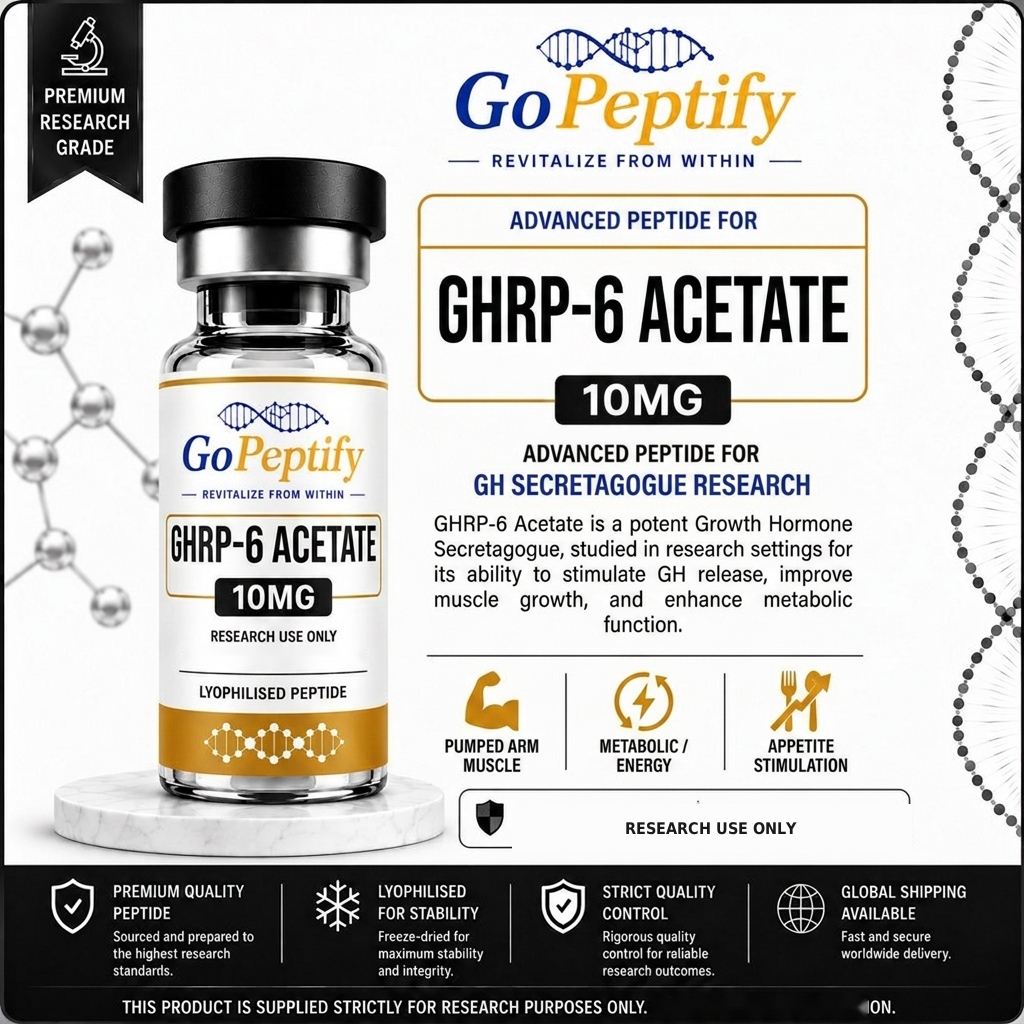 GHRP-6 Acetate research vial