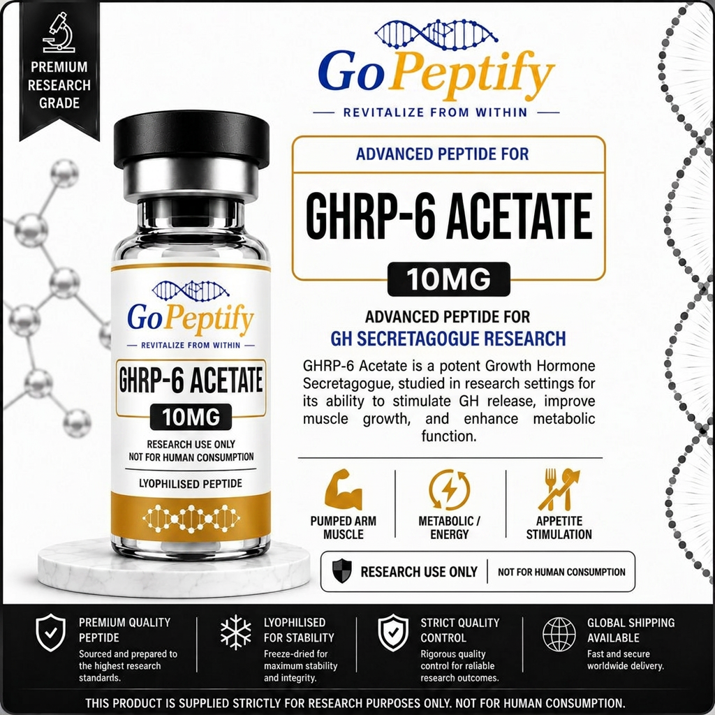GHRP-6 Acetate research vial
