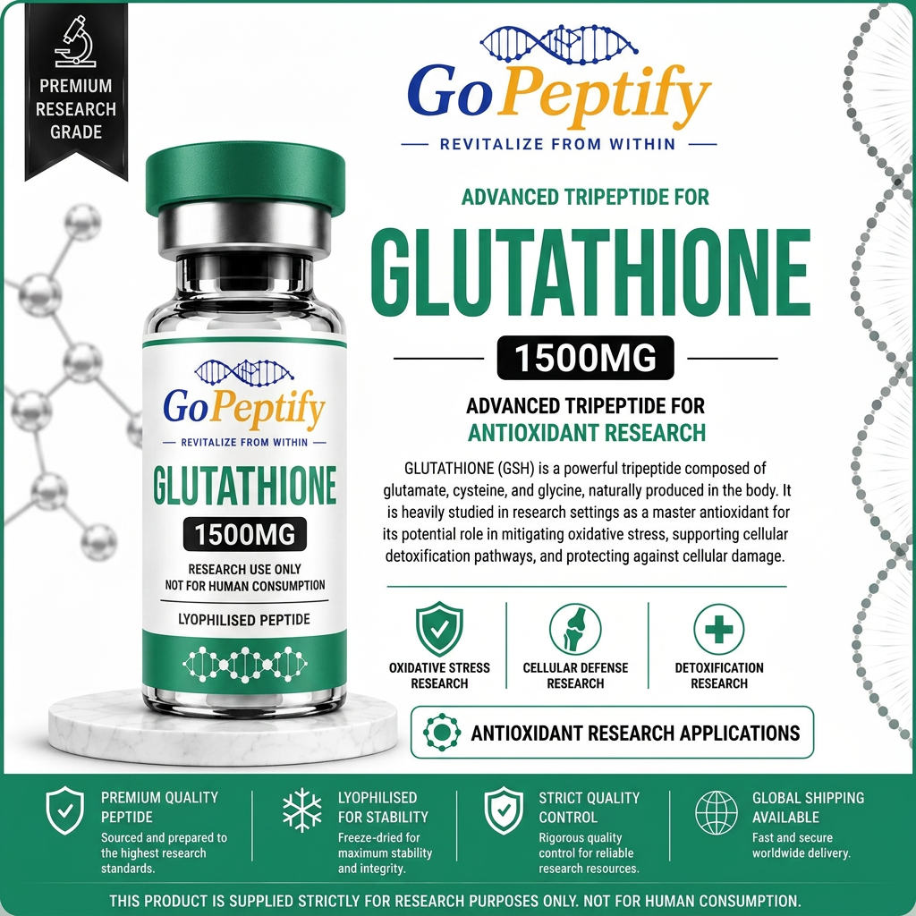 Glutathione research vial