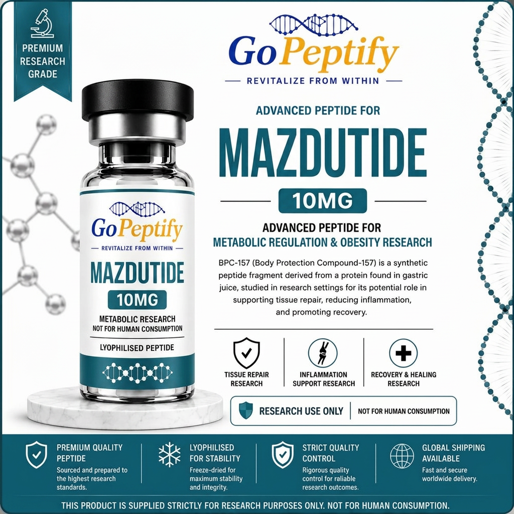 Mazdutide research vial