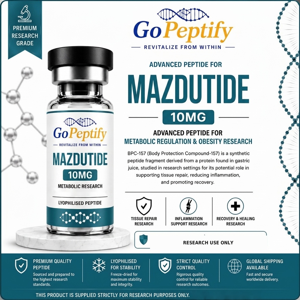 Mazdutide research vial