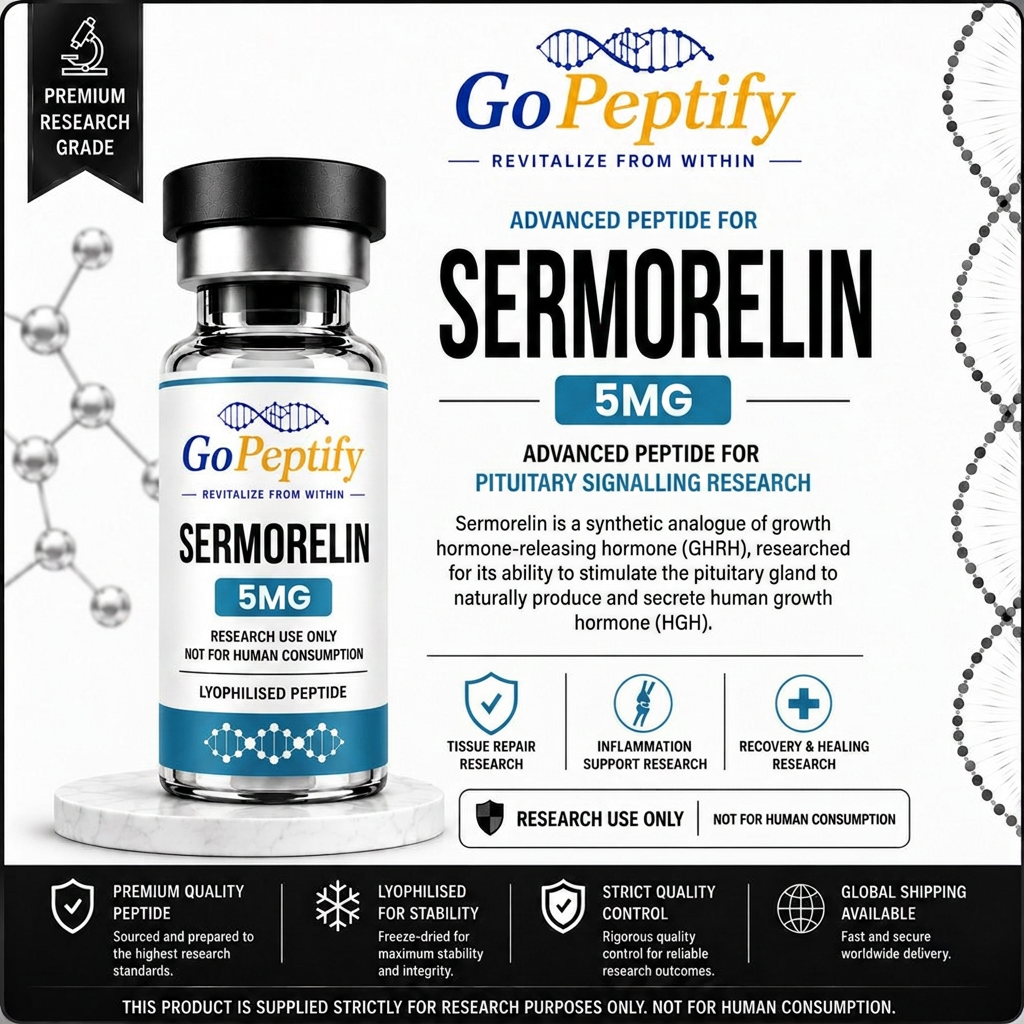 Sermorelin research vial