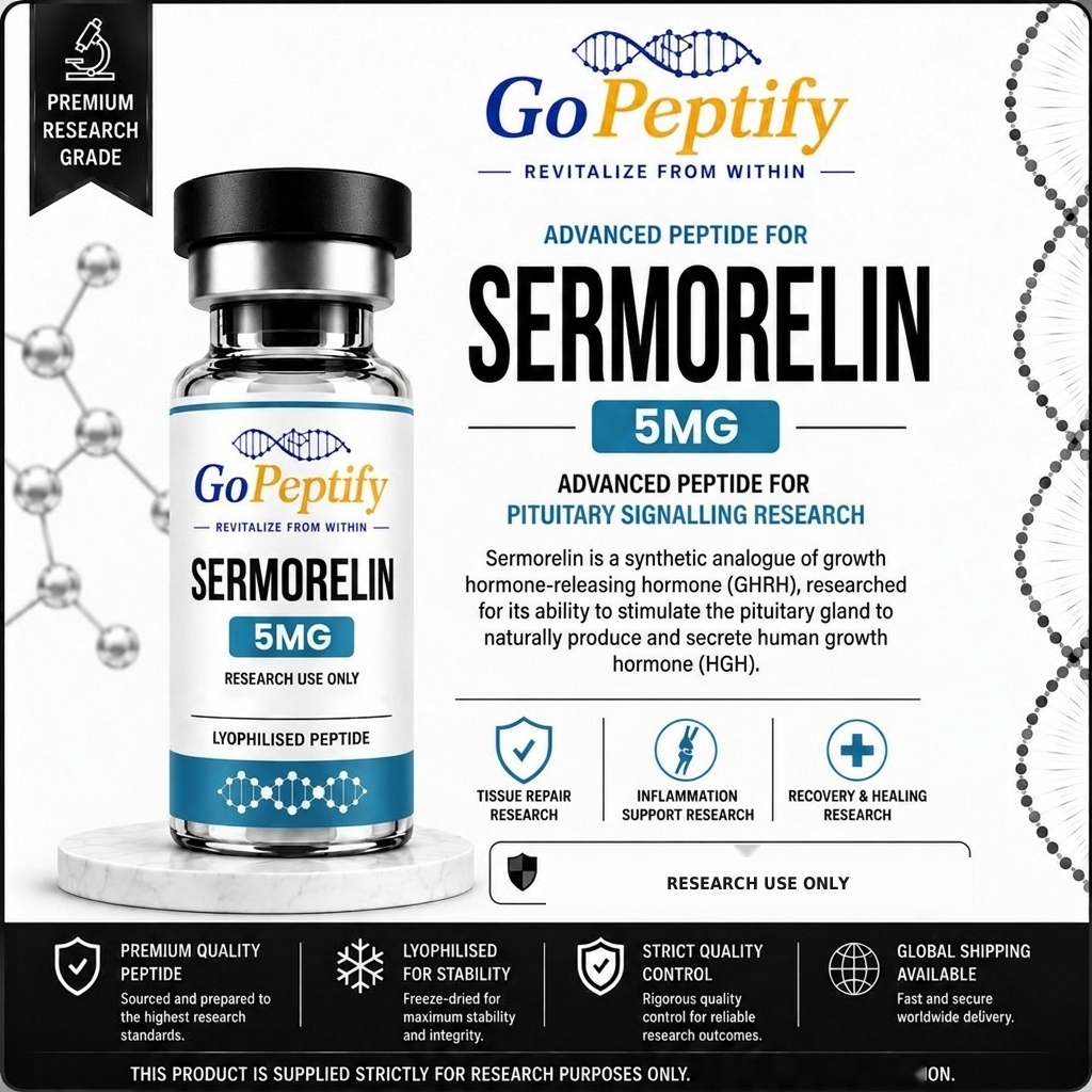 Sermorelin research vial