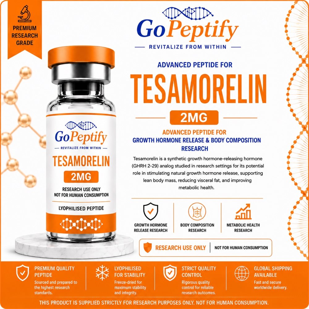 Tesamorelin 10mg research vial